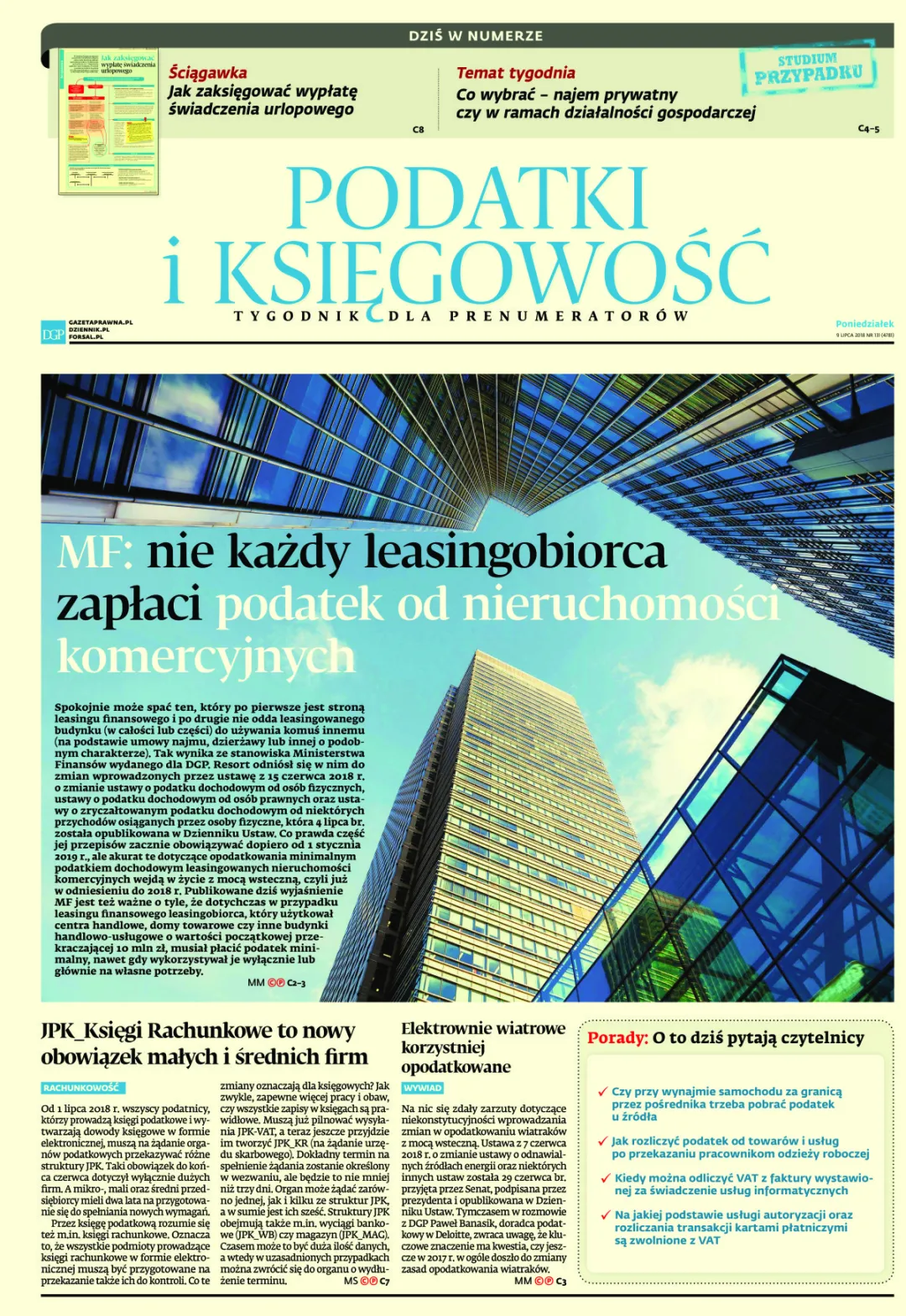 PODATKI I KSIĘGOWOŚĆ
