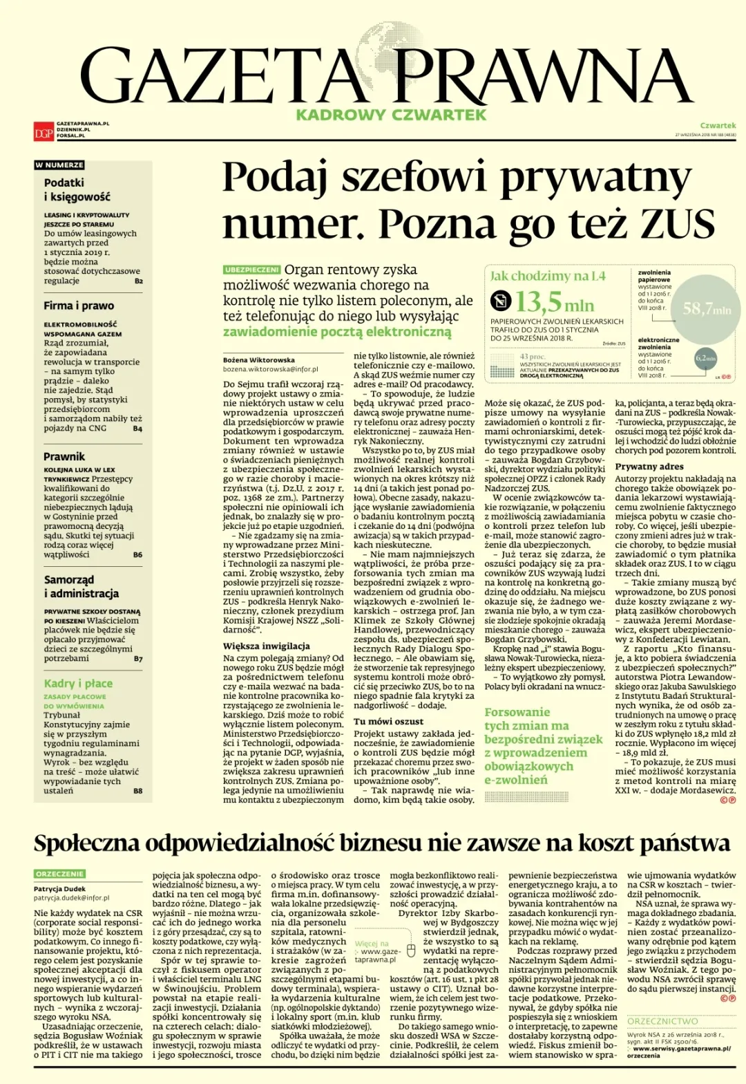 PIERWSZA STRONA