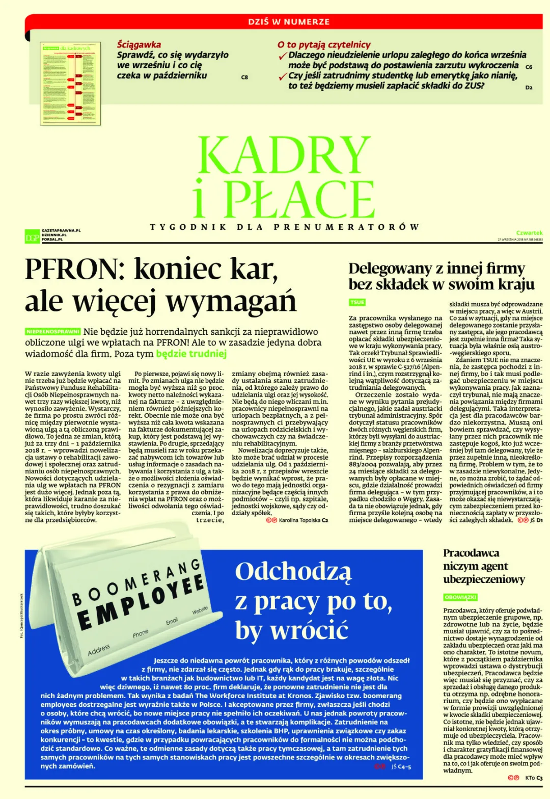 KADRY I PŁACE