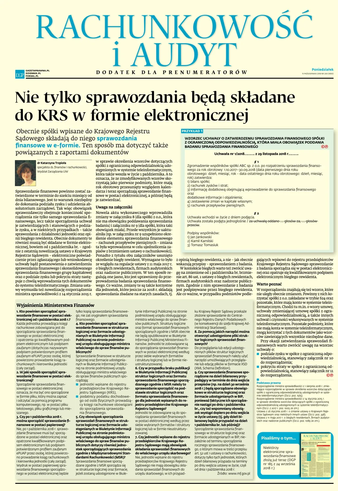 RACHUNKOWOŚĆ I AUDYT
