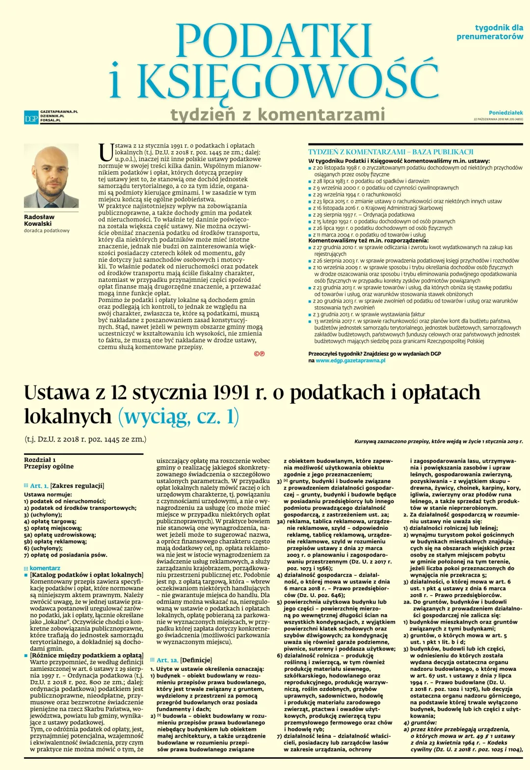 PODATKI I KSIĘGOWOŚĆ