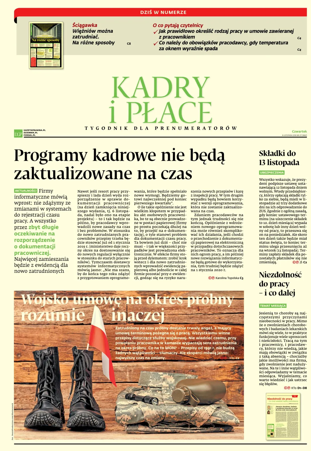 KADRY I PŁACE