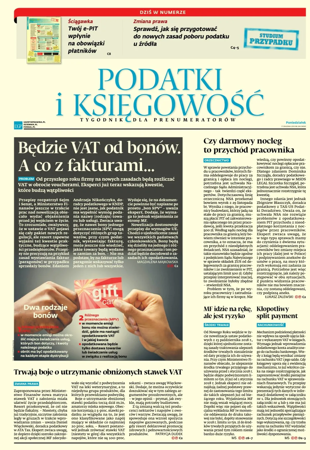 PODATKI I KSIĘGOWOŚĆ