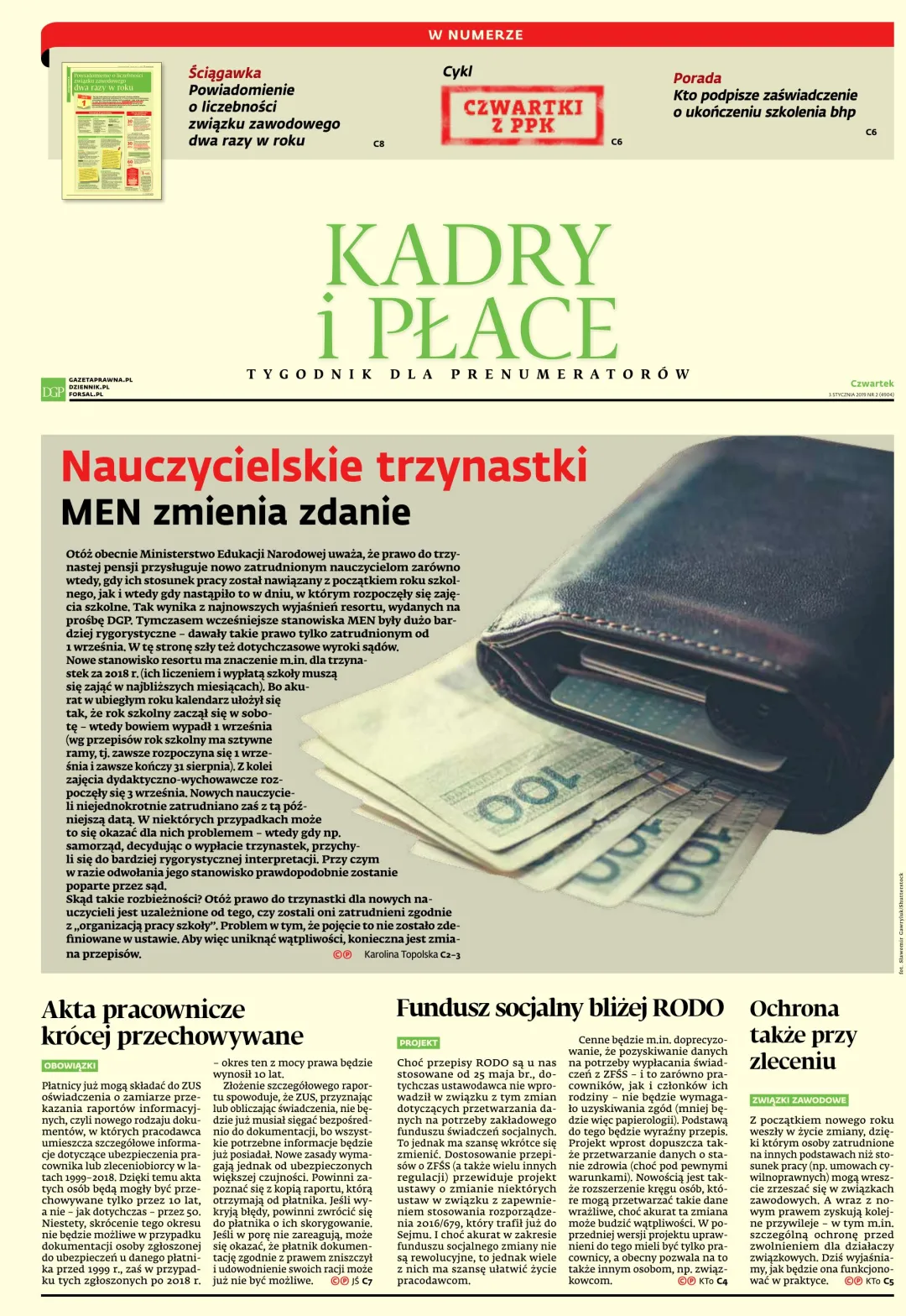 KADRY I PŁACE