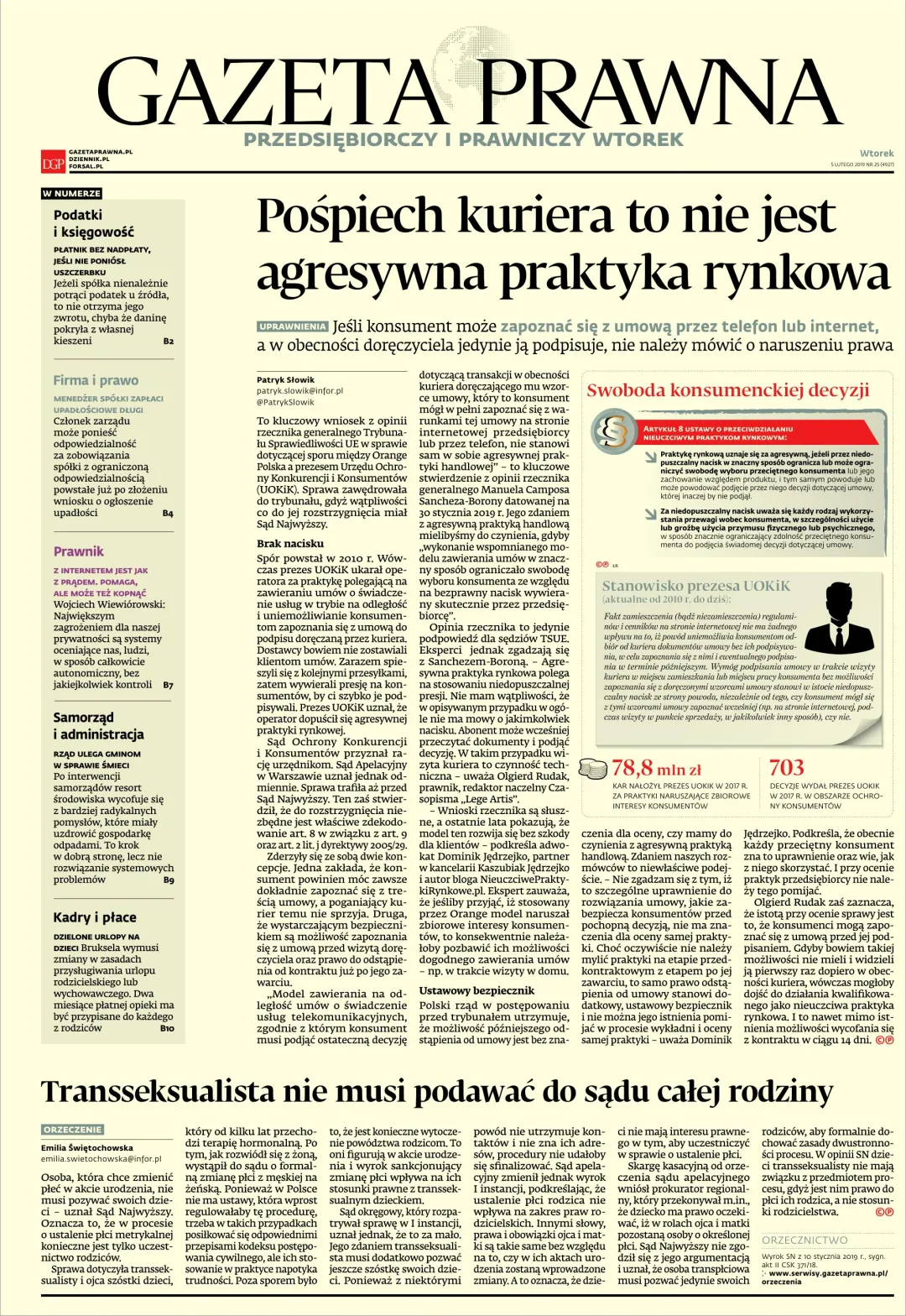 PIERWSZA STRONA