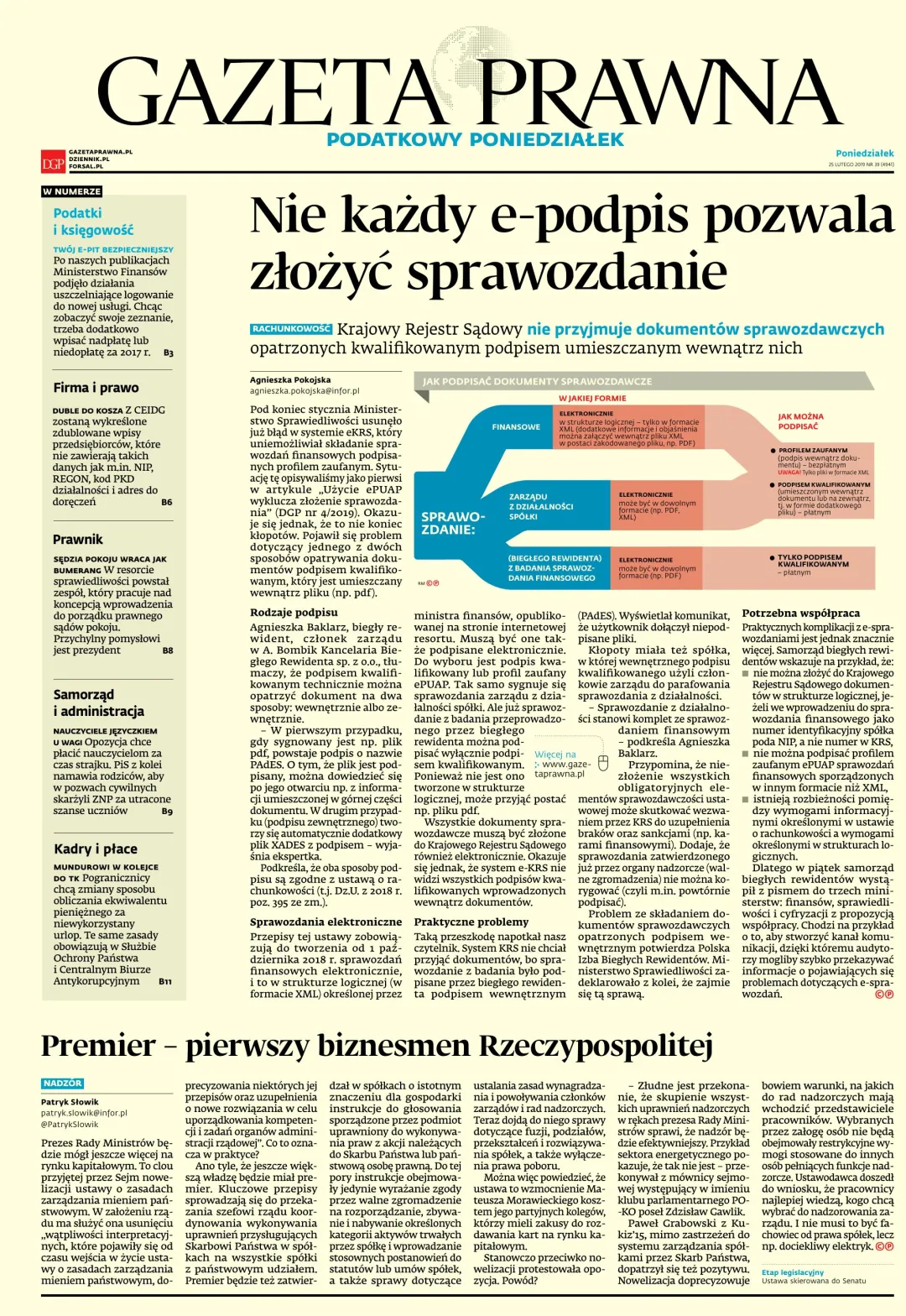 PIERWSZA STRONA