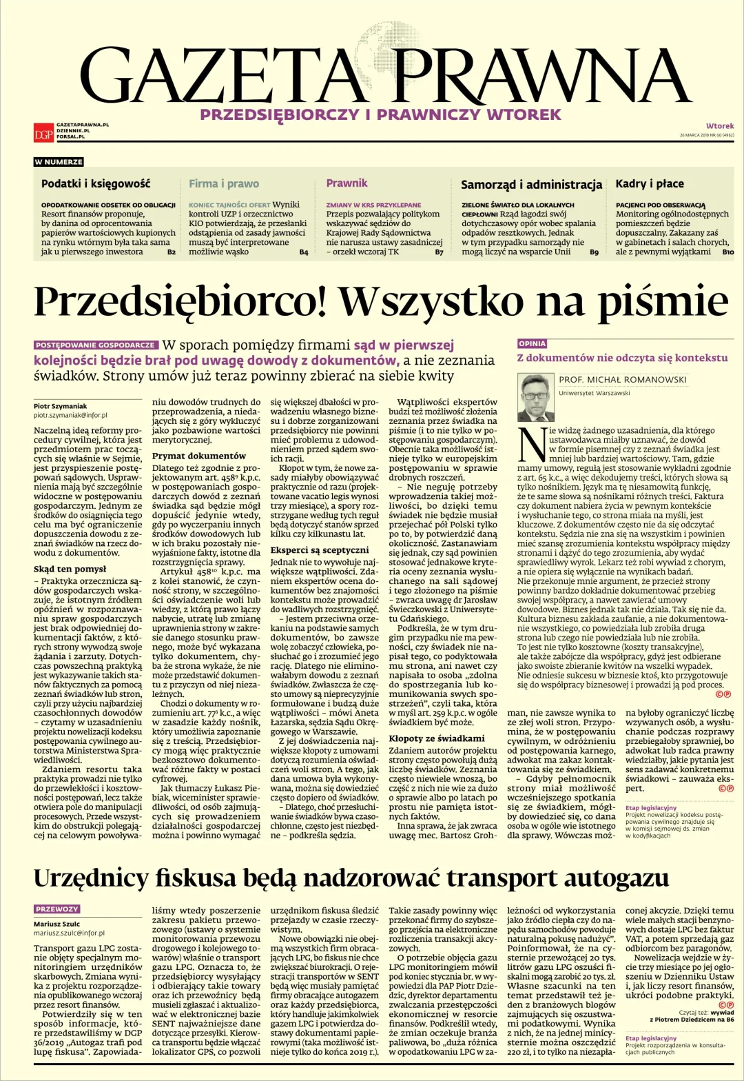 PIERWSZA STRONA