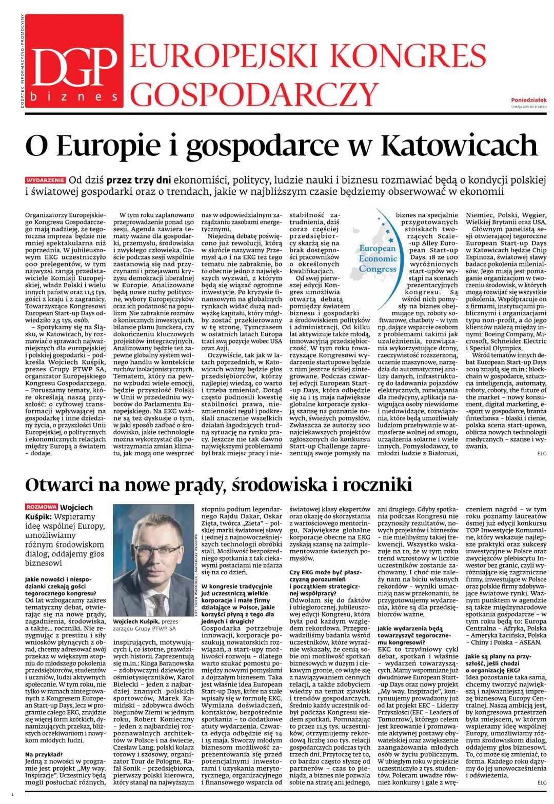 EUROPEJSKI KONGRES GOSPODARCZY