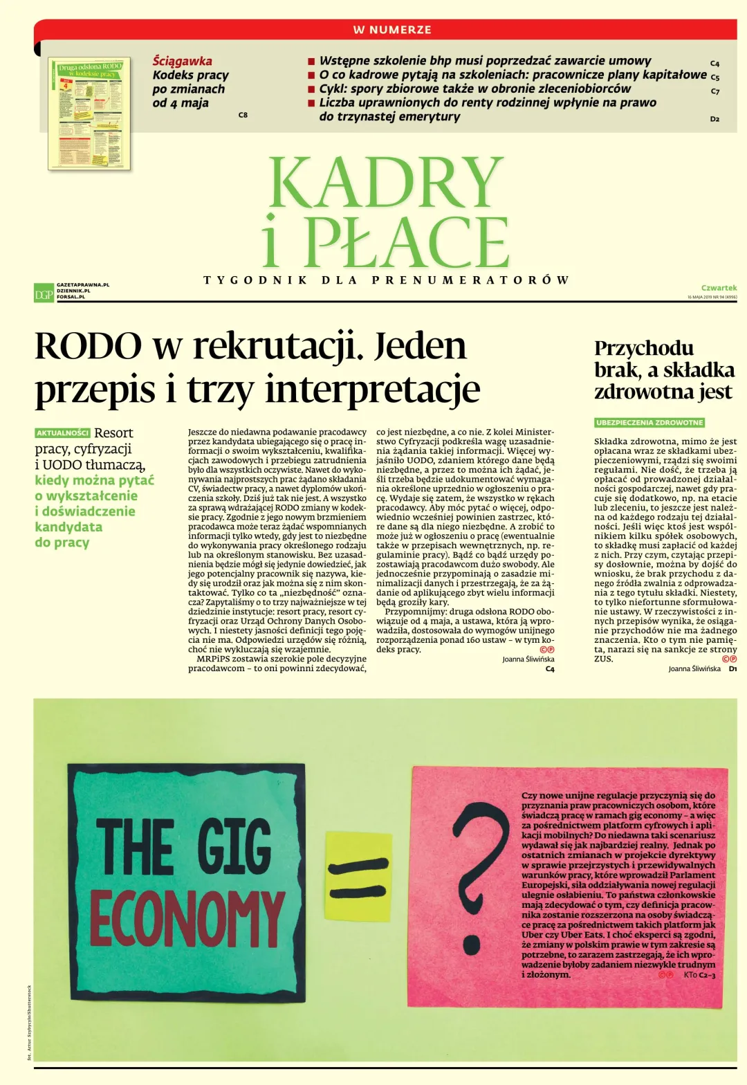 KADRY I PŁACE