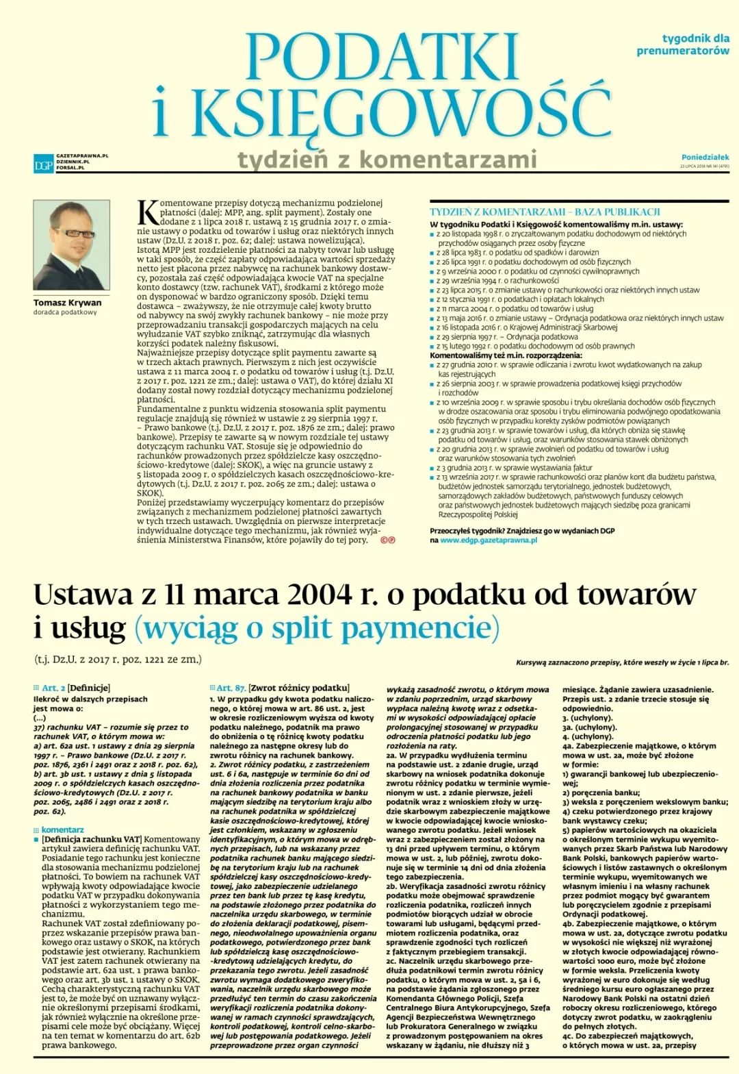 PODATKI I KSIĘGOWOŚĆ