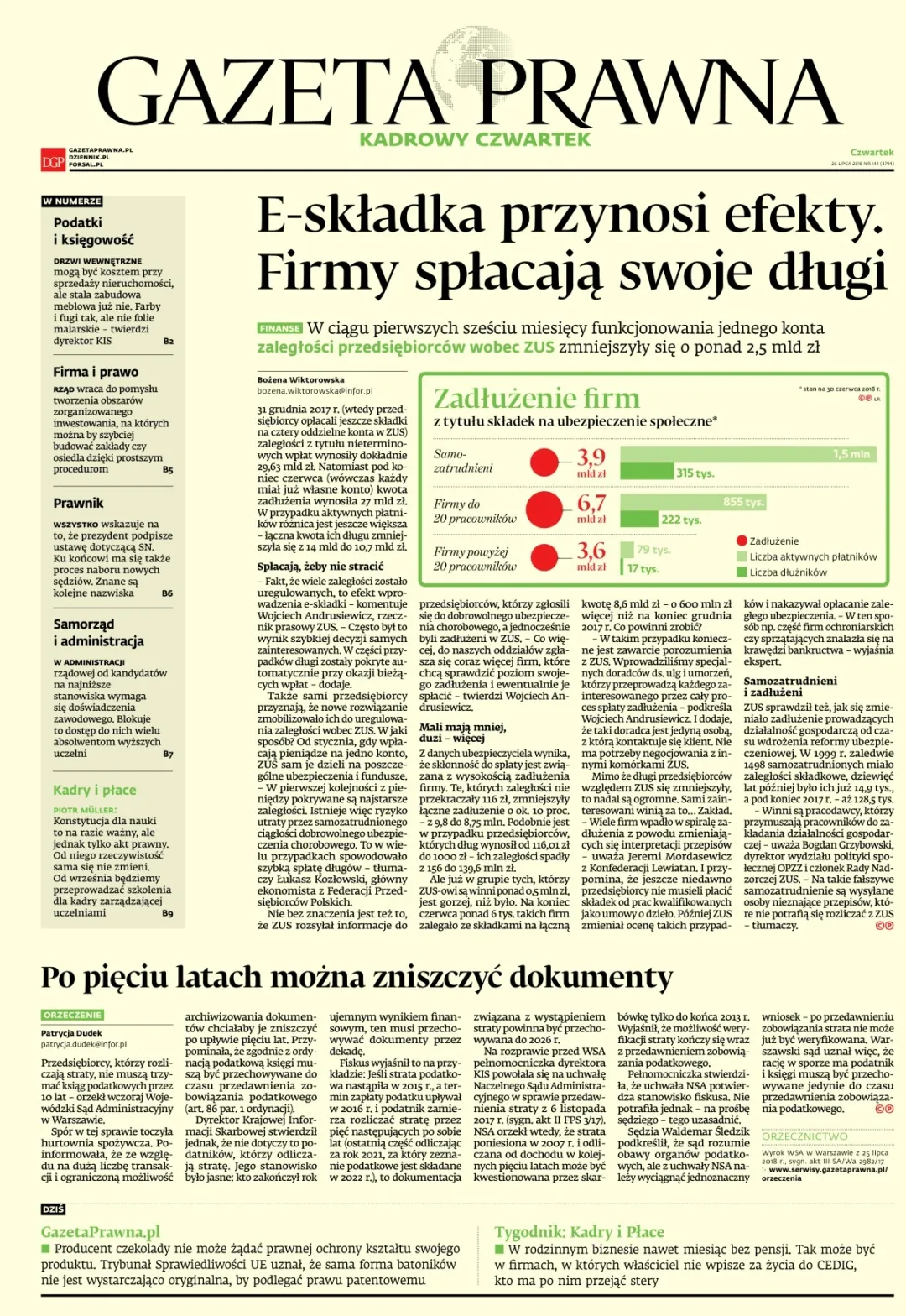 PIERWSZA STRONA