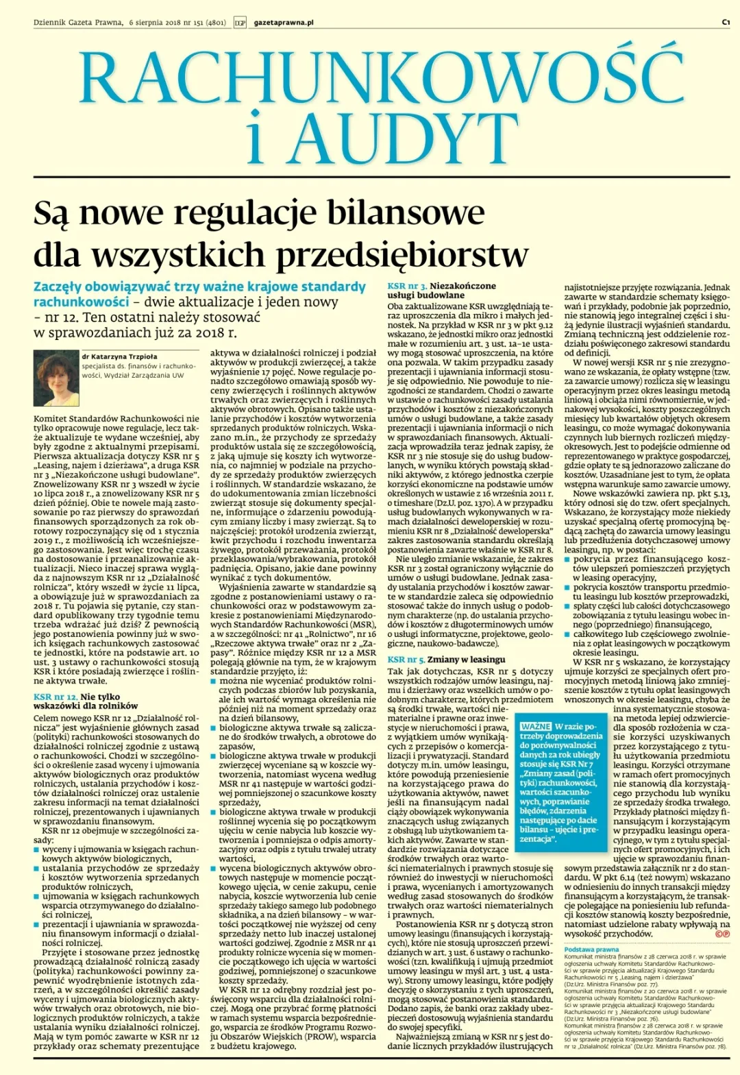 RACHUNKOWOŚĆ I AUDYT