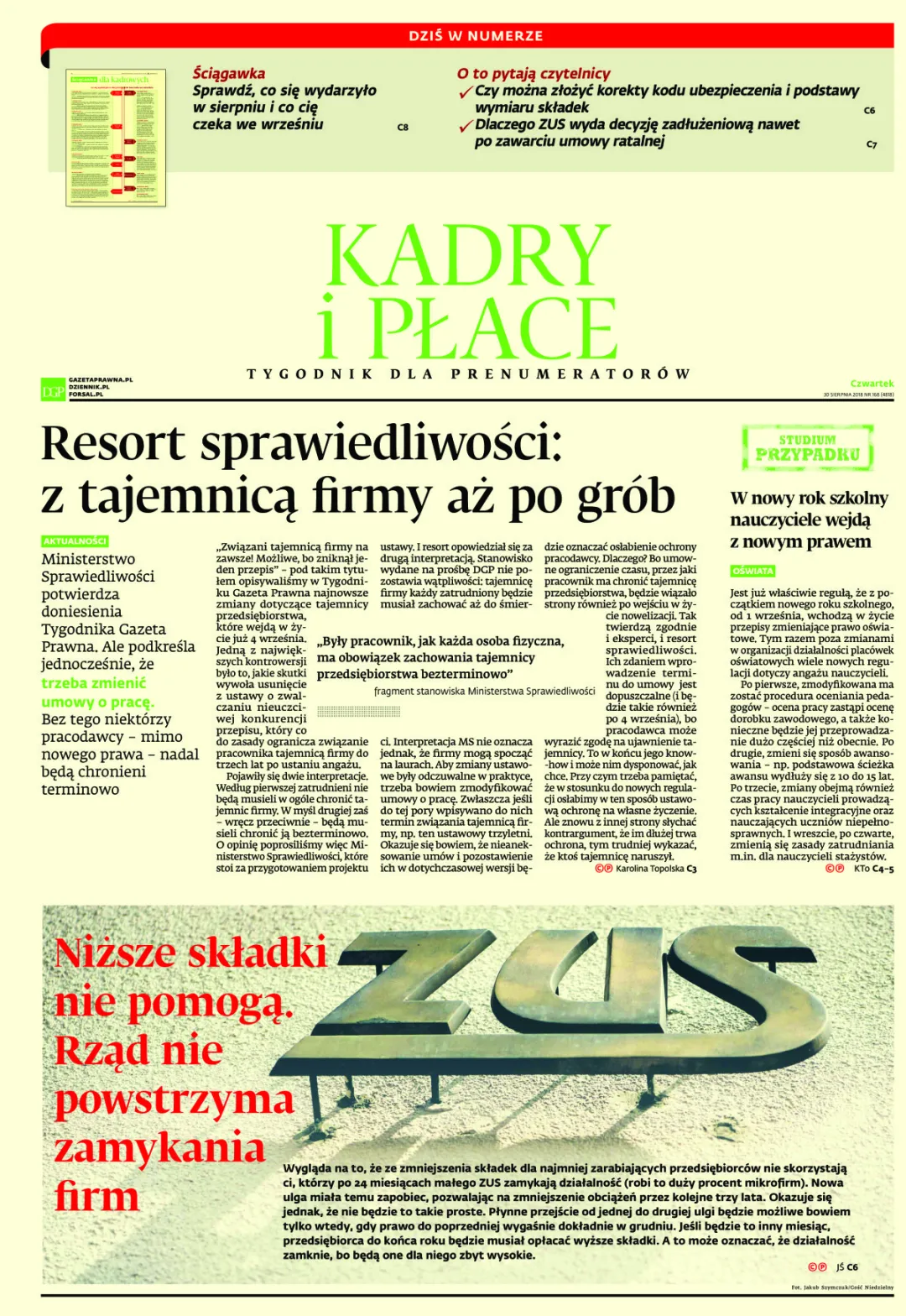 KADRY I PŁACE