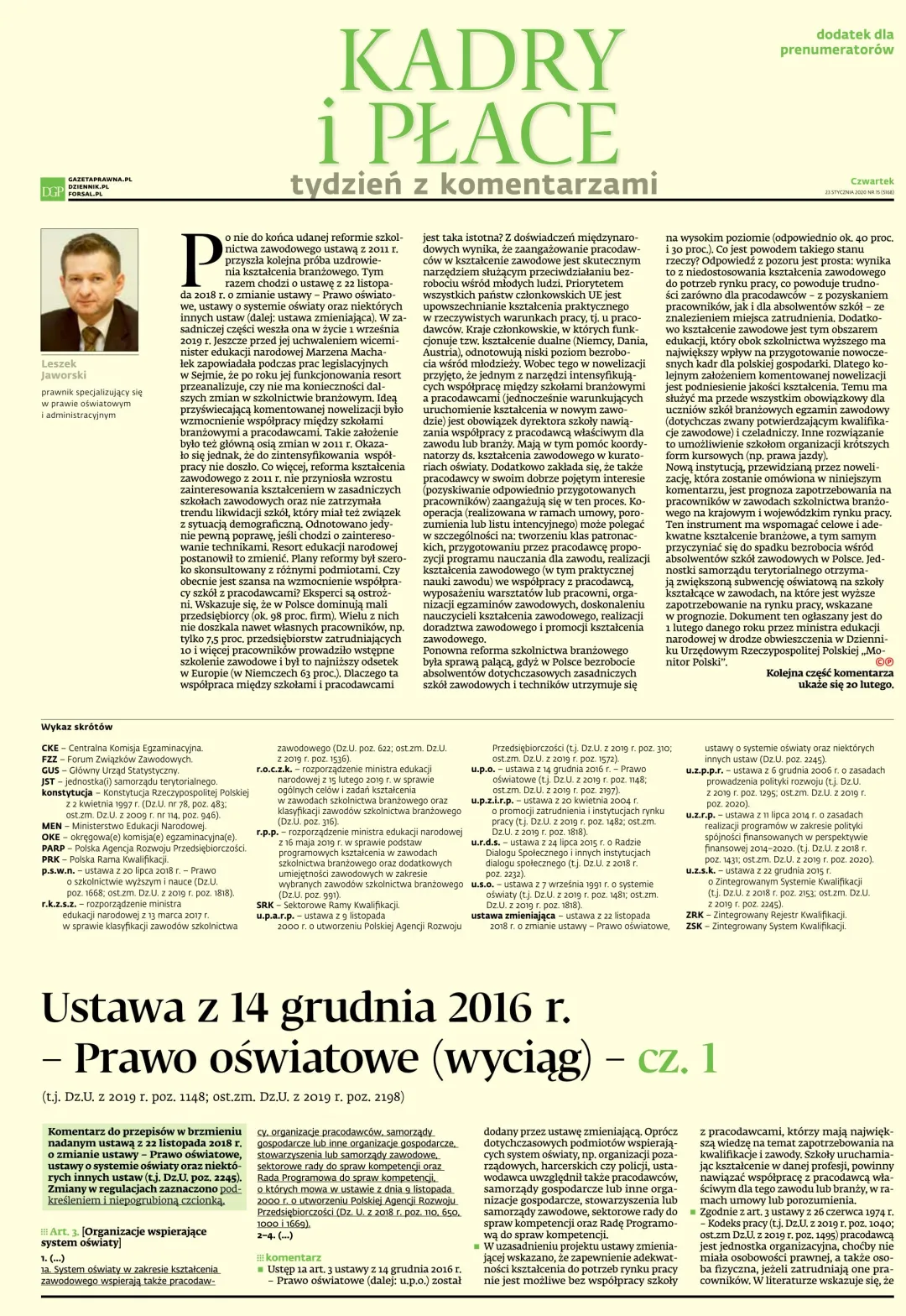 KADRY I PŁACE