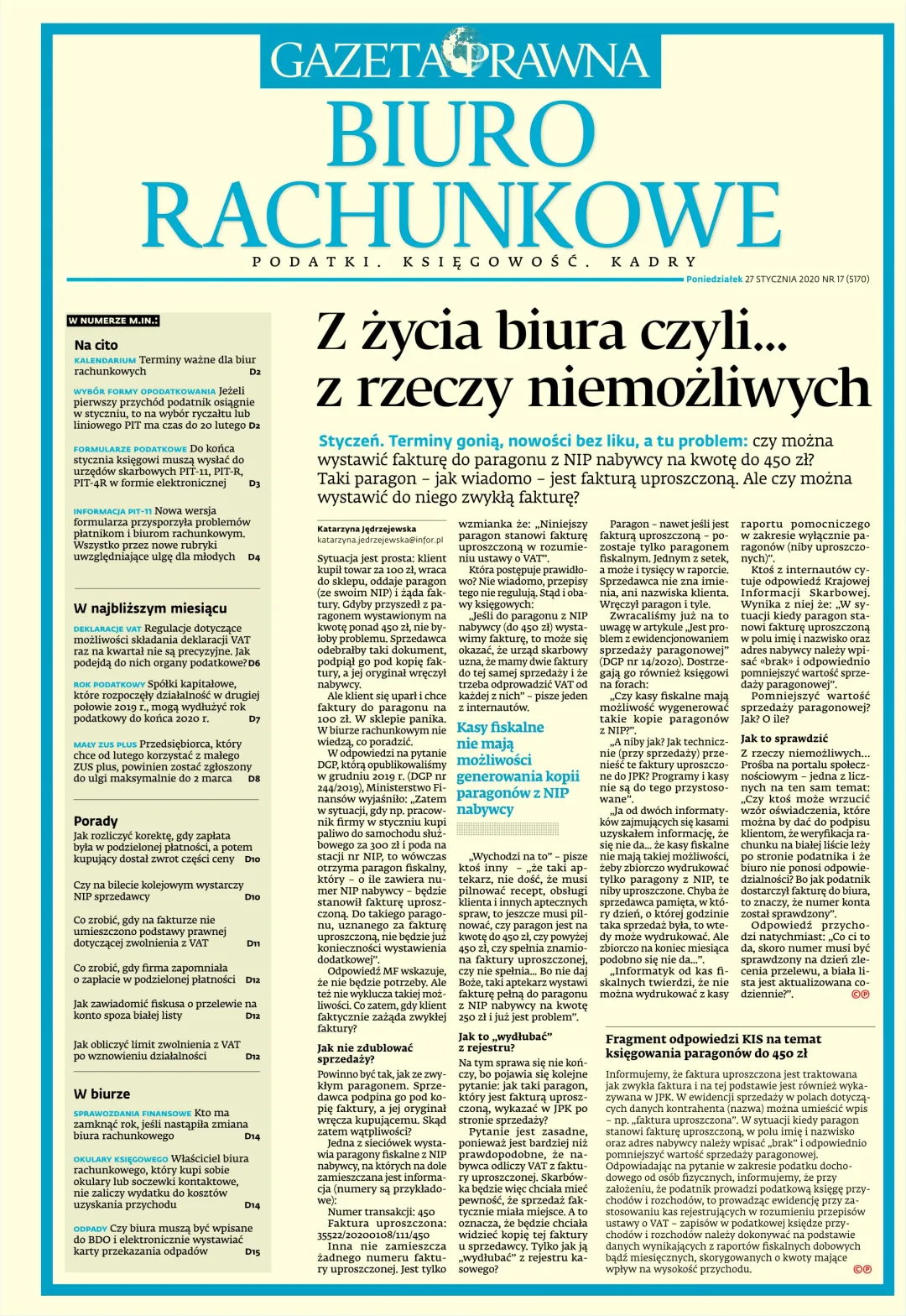 BIURO RACHUNKOWE
