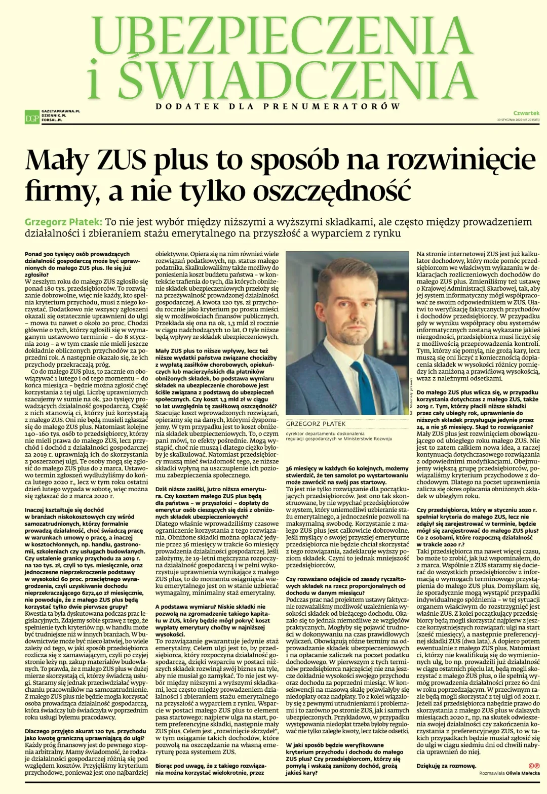 UBEZPIECZENIA I ŚWIADCZENIA
