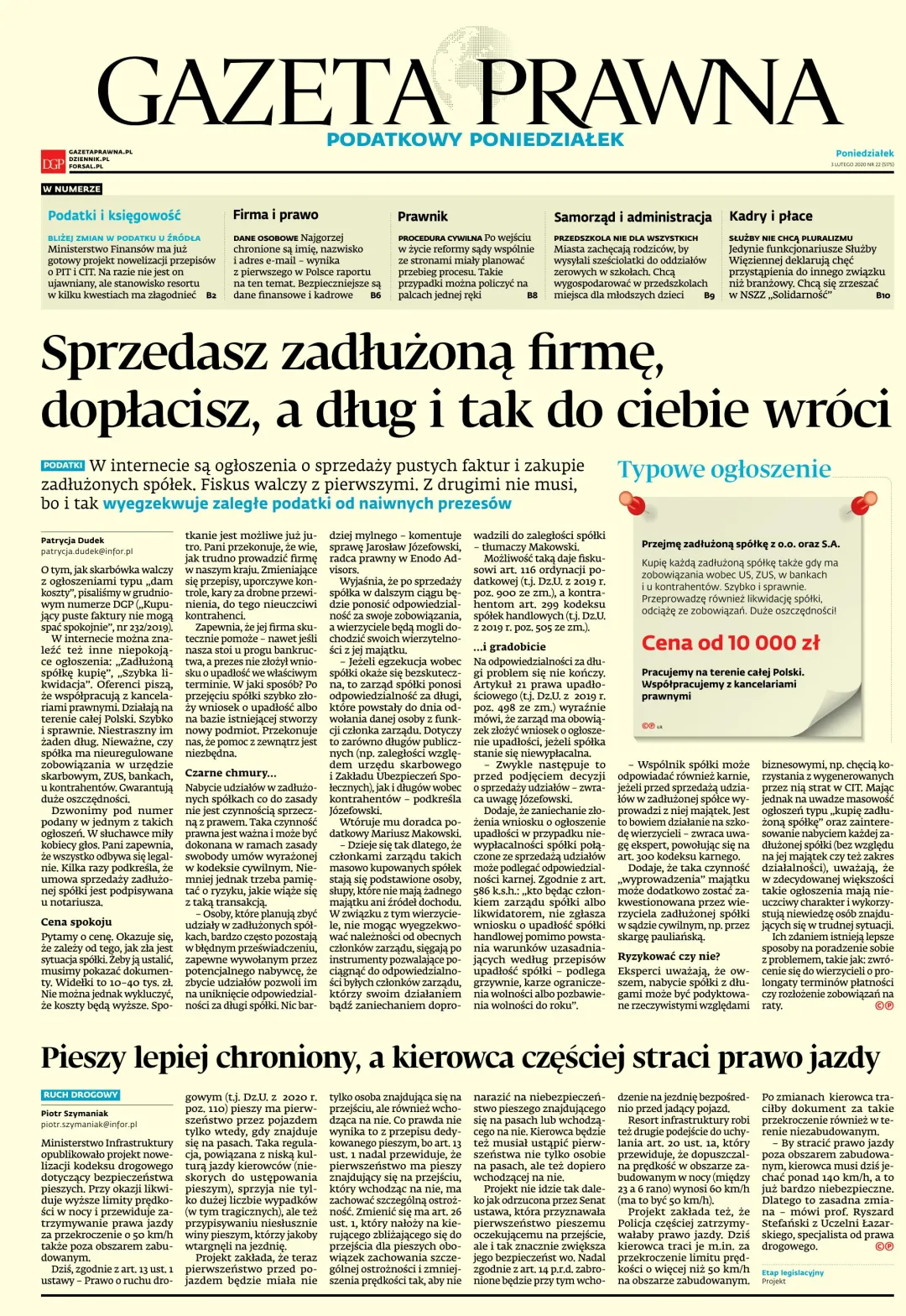PIERWSZA STRONA GP