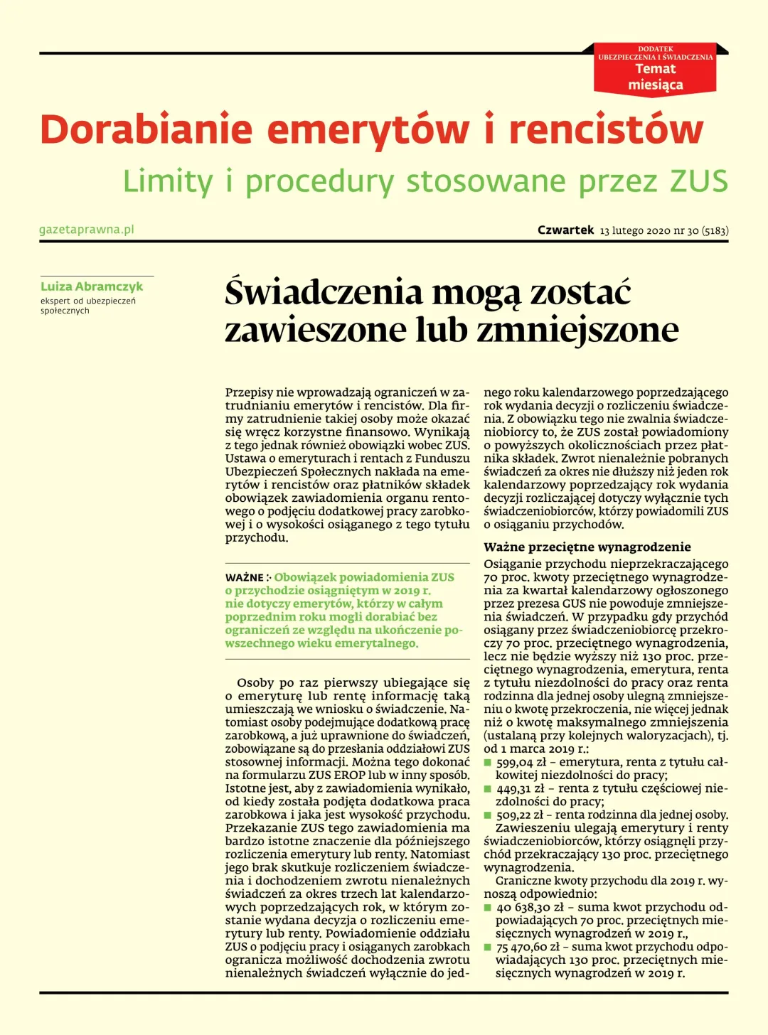 TEMAT MIESIĄCA