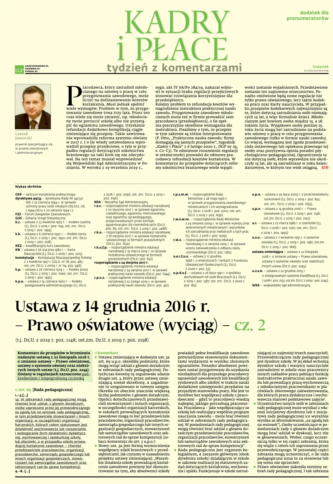 KADRY I PŁACE