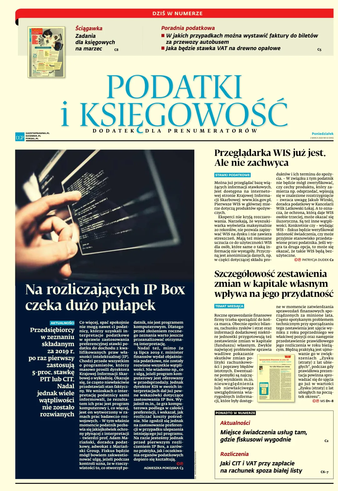 PODATKI I KSIĘGOWOŚĆ