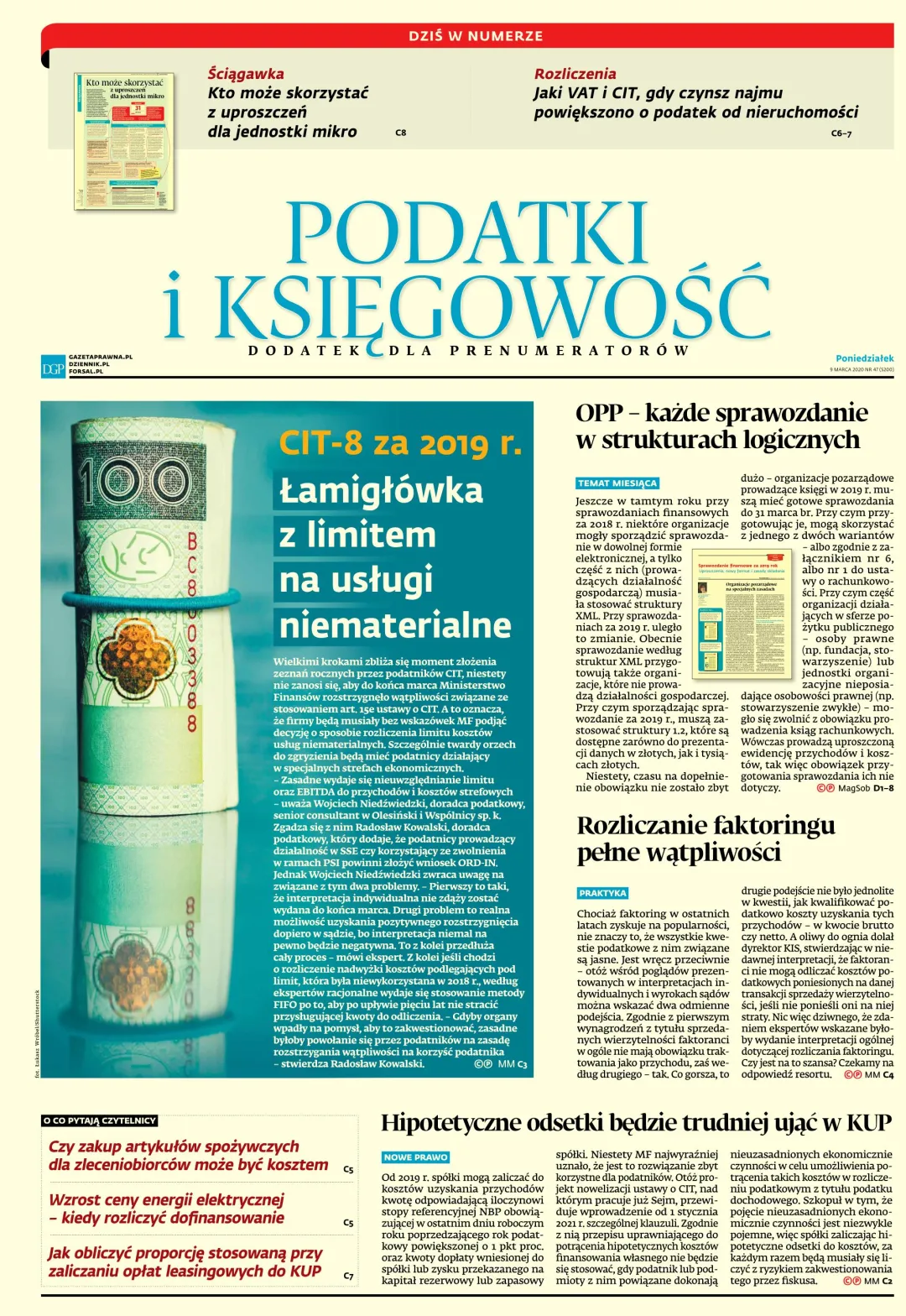 PODATKI I KSIĘGOWOŚĆ