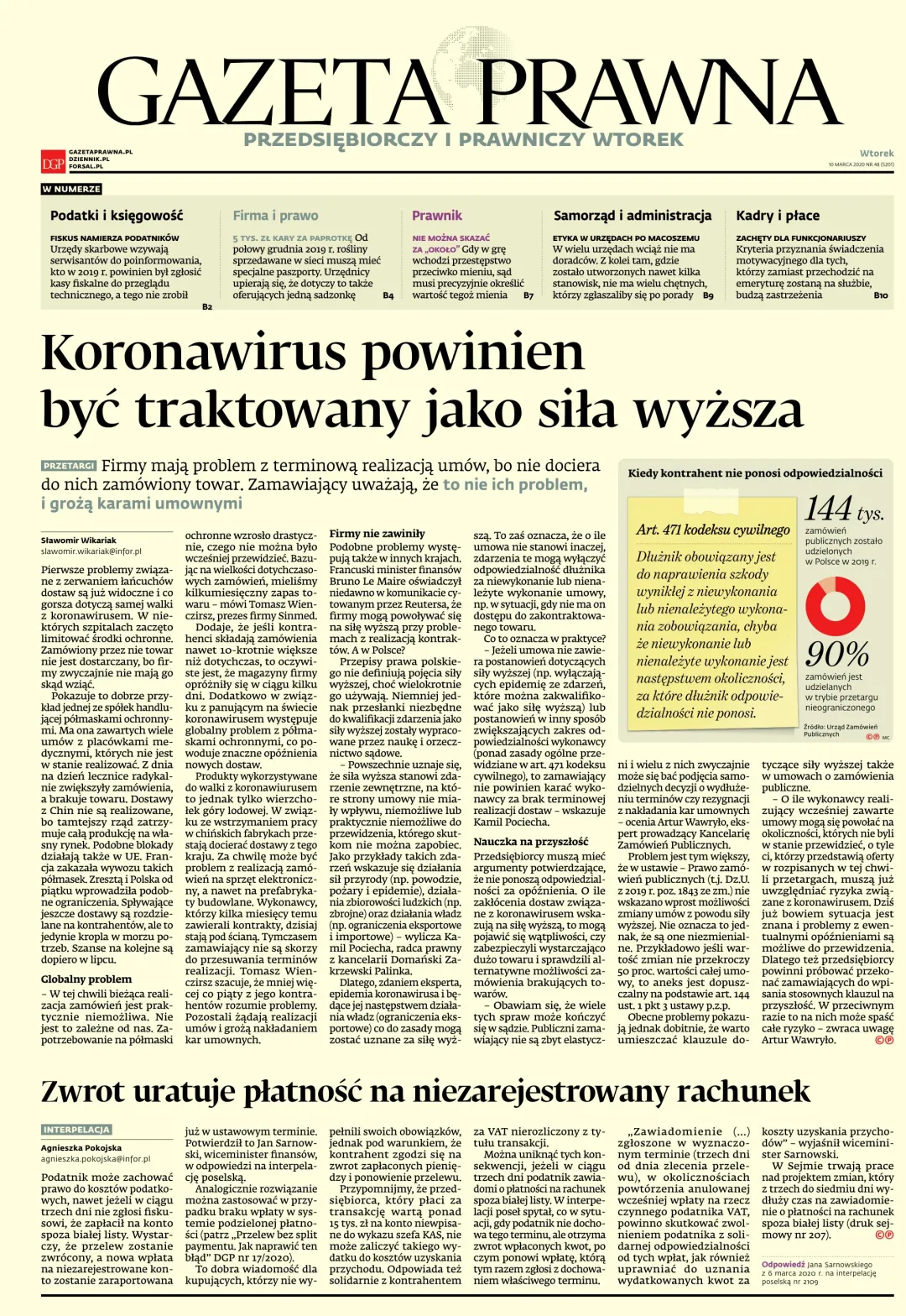 PIERWSZA STRONA GP