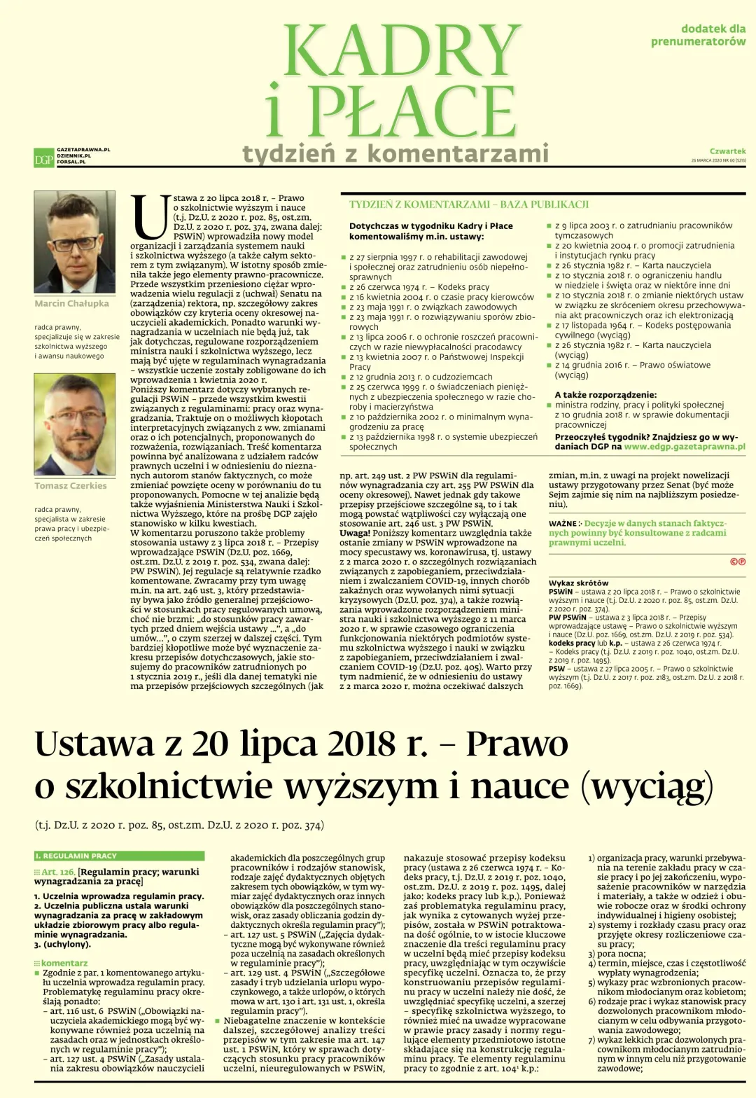 KADRY I PŁACE