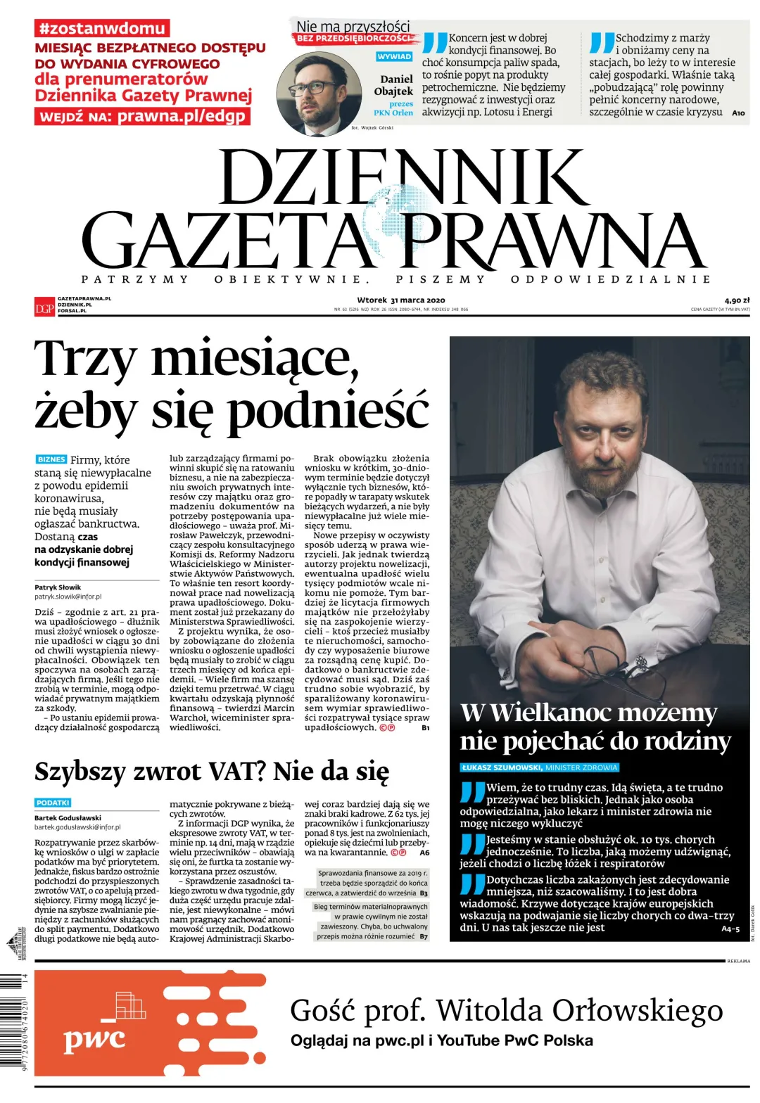 PIERWSZA STRONA DGP