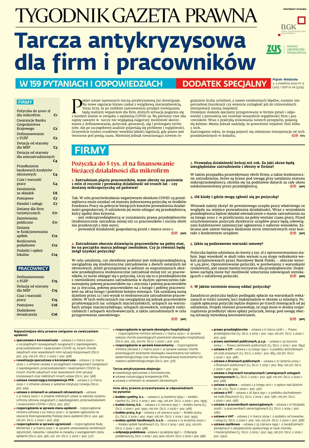 TYGODNIK GAZETA PRAWNA - WYDANIE SPECJALNE