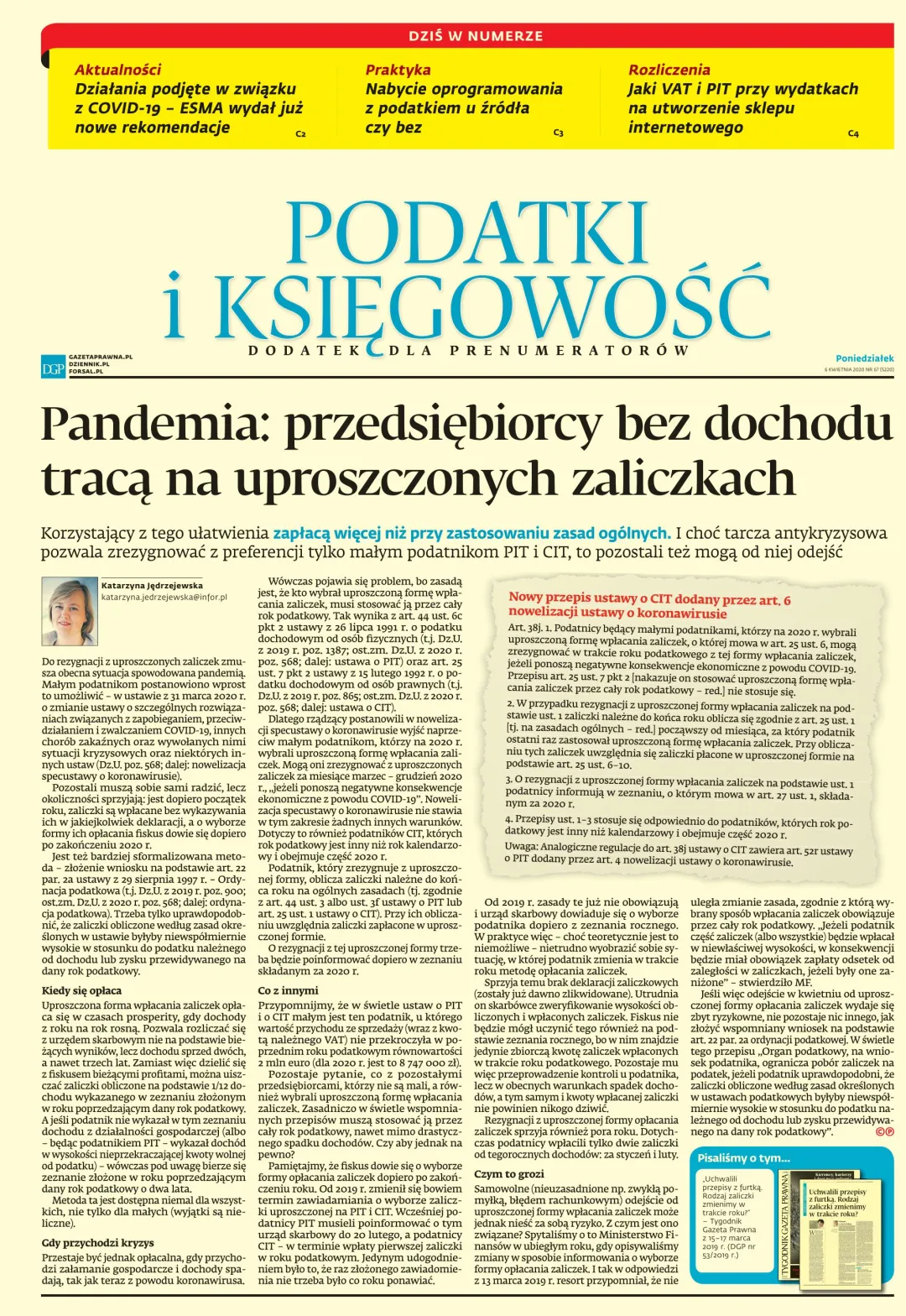 PODATKI I KSIĘGOWOŚĆ