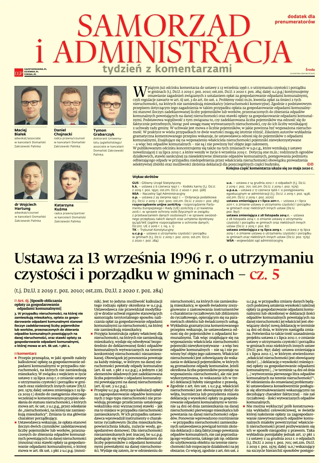 TYDZIEŃ Z KOMENTARZAMI