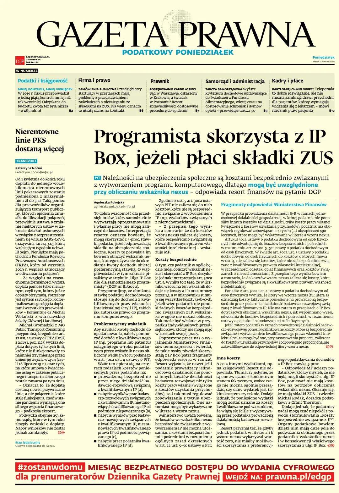 PIERWSZA STRONA GP