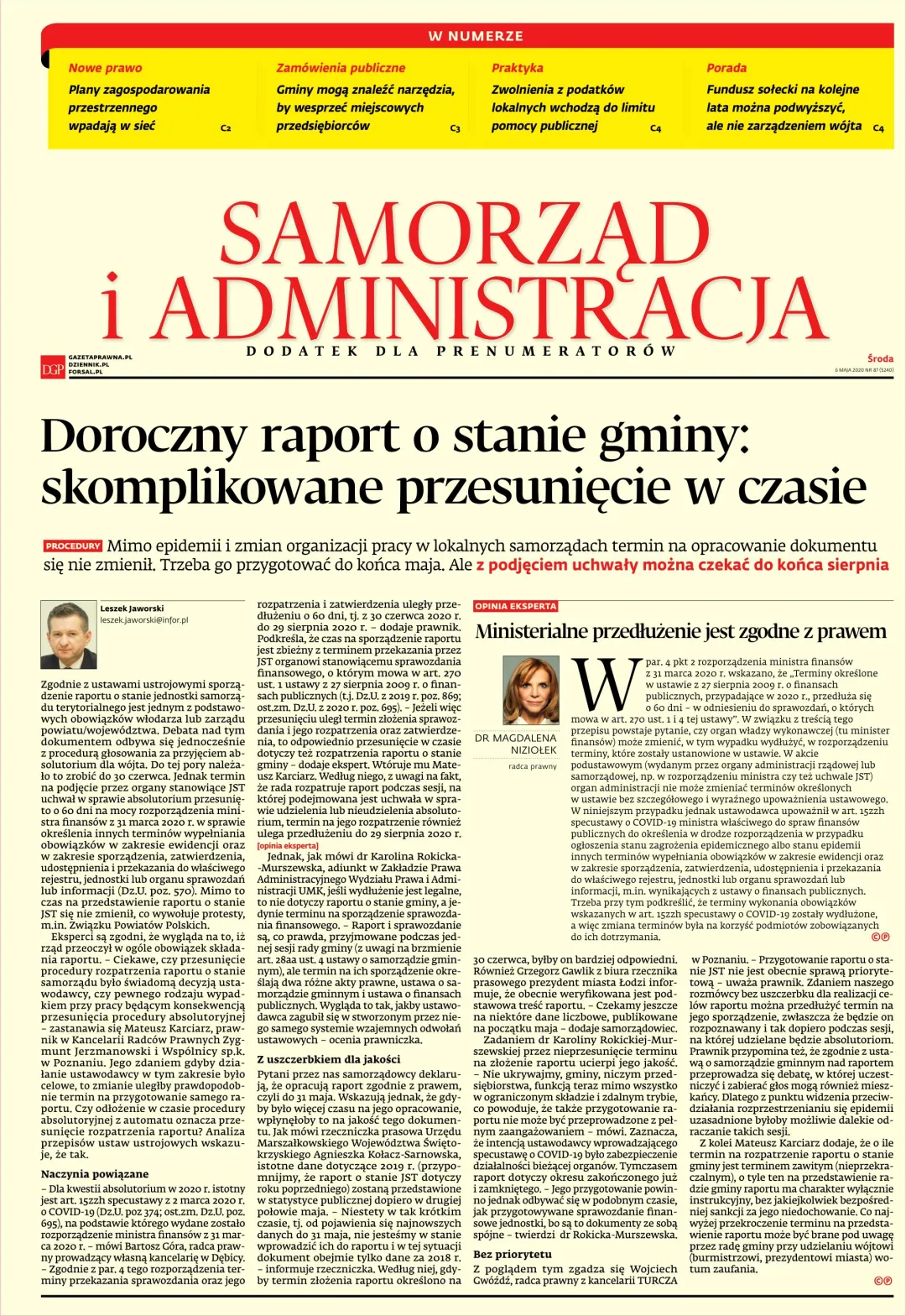 SAMORZĄD I ADMINISTRACJA
