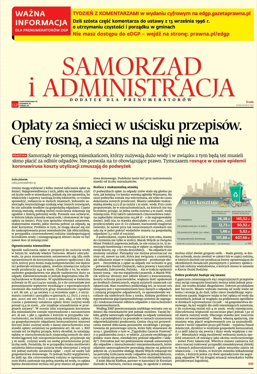 SAMORZĄD I ADMINISTRACJA