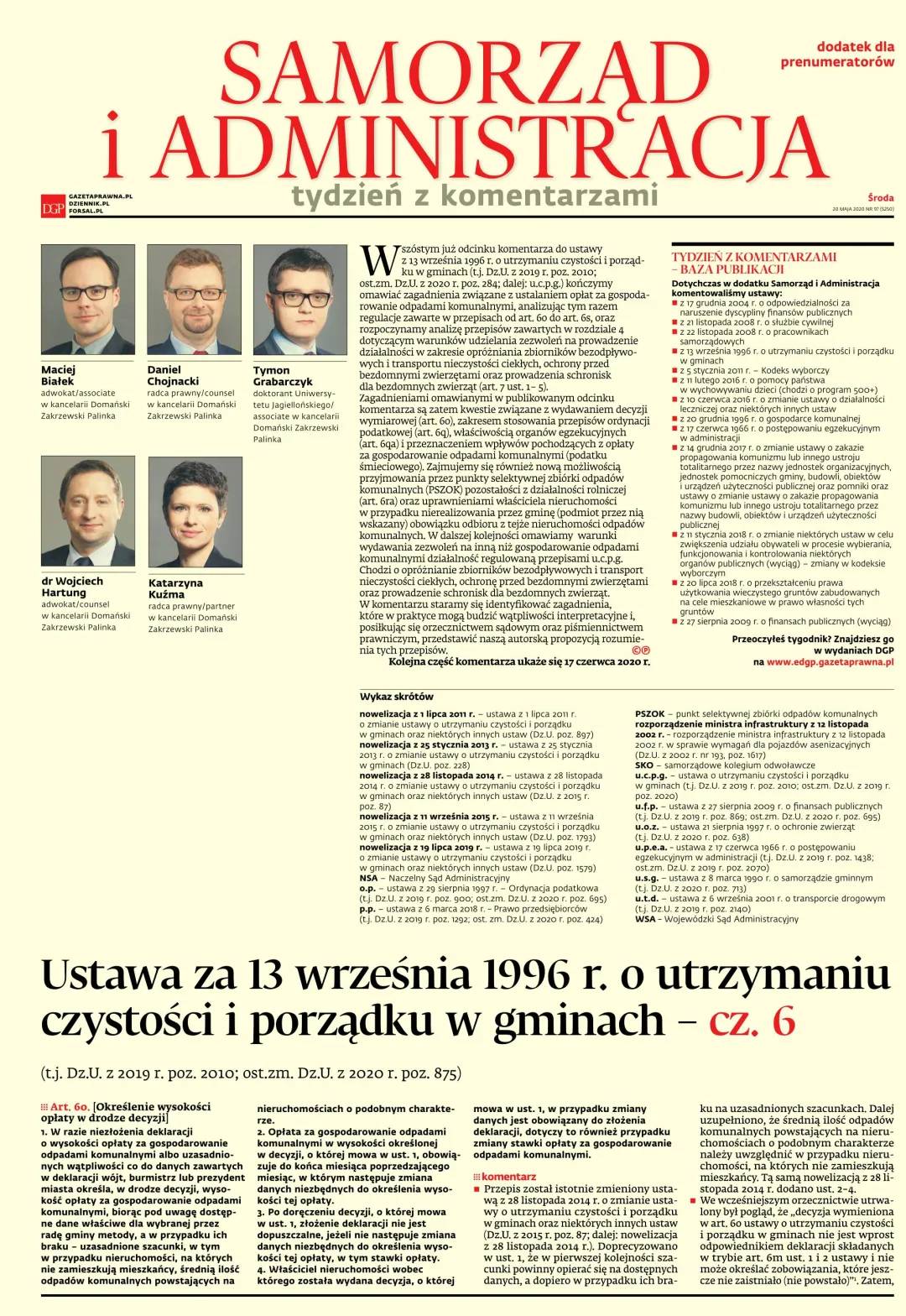 TYDZIEŃ Z KOMENTARZAMI