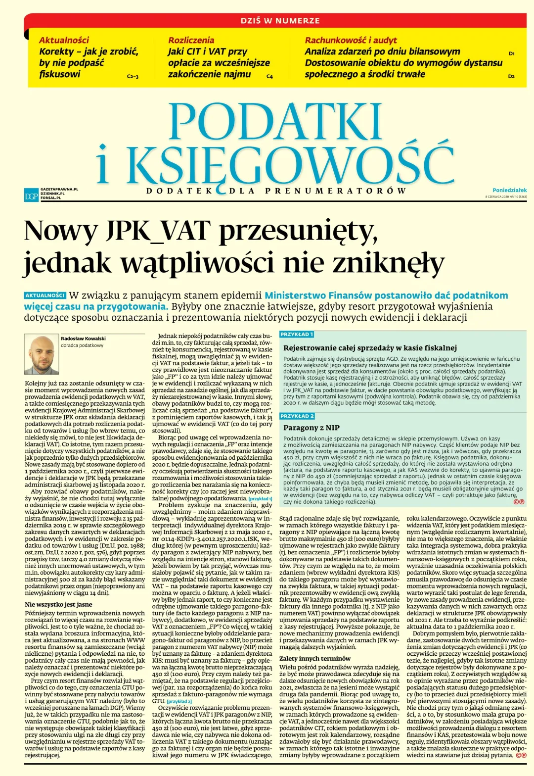 PODATKI I KSIĘGOWOŚĆ