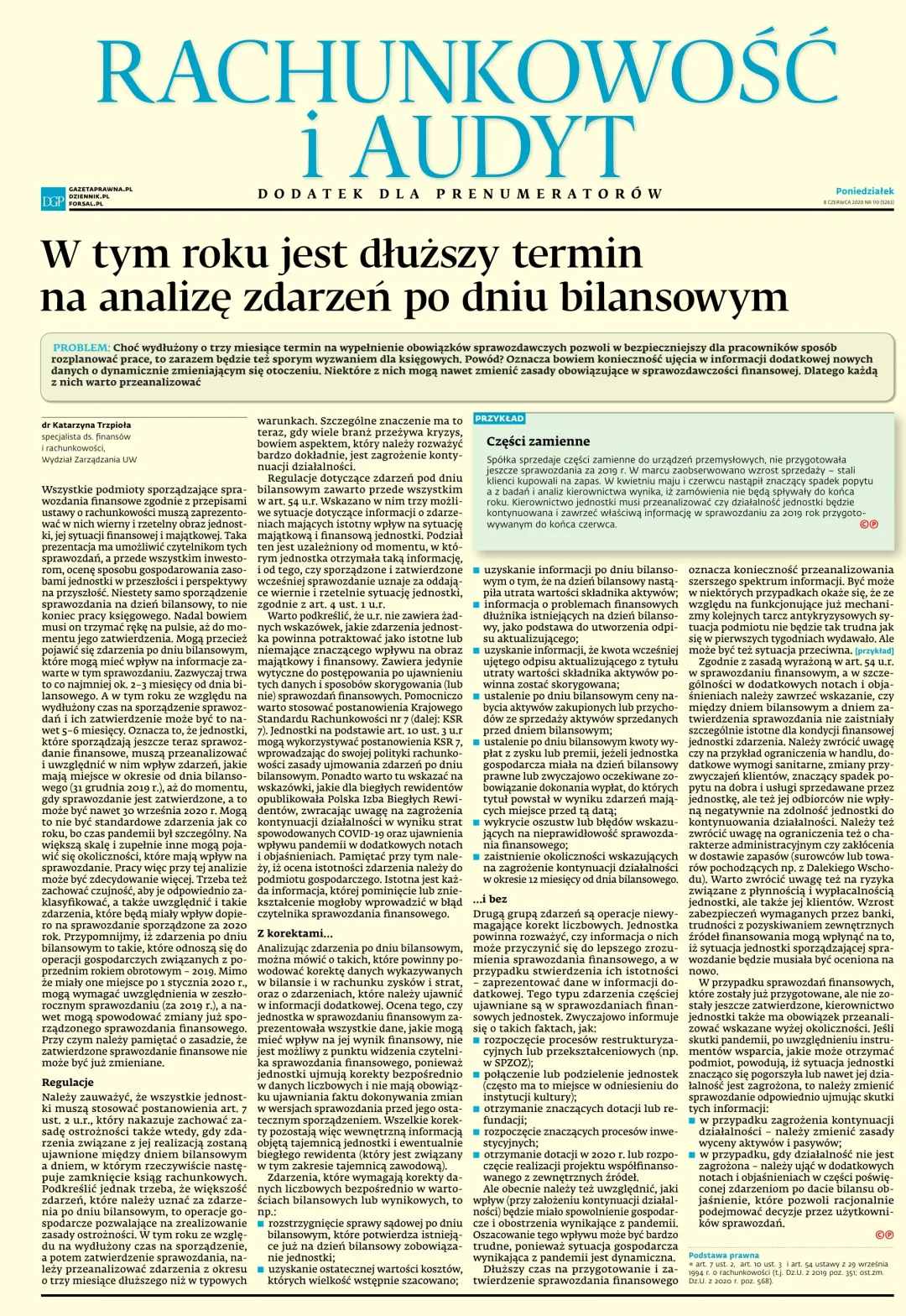 RACHUNKOWOŚĆ I AUDYT
