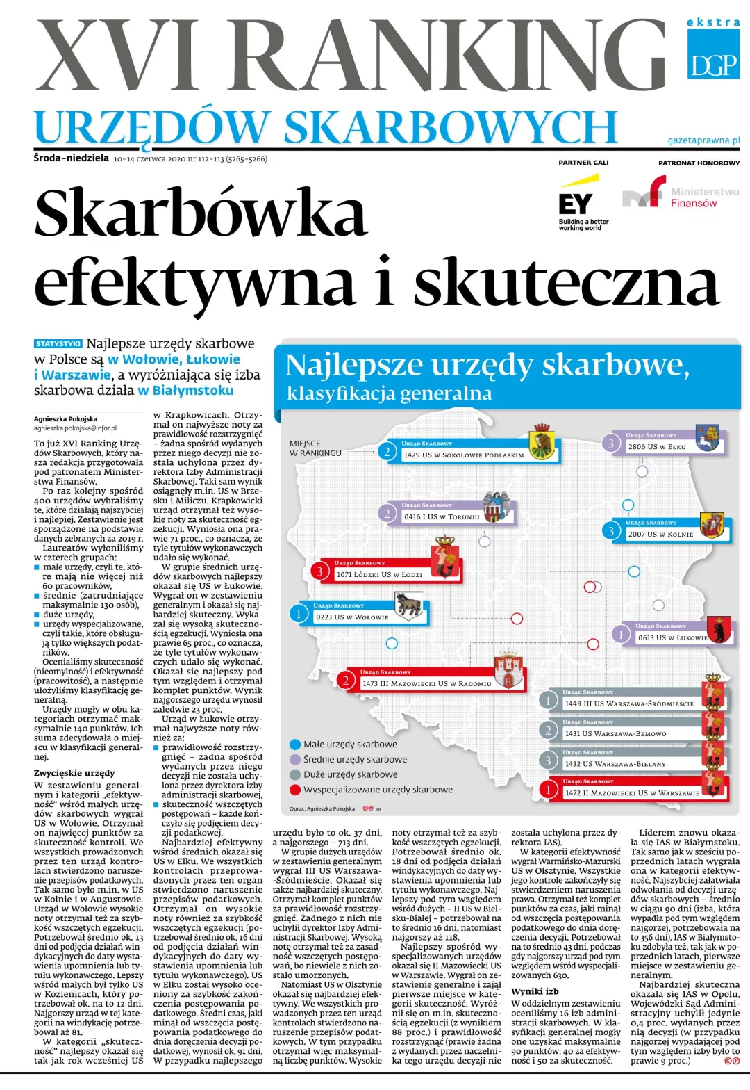 RANKING URZĘDÓW SKARBOWYCH