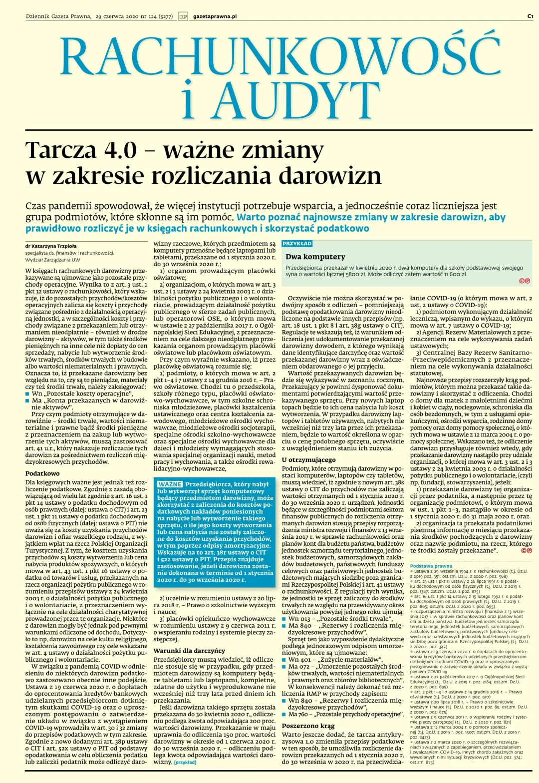 RACHUNKOWOŚĆ I AUDYT
