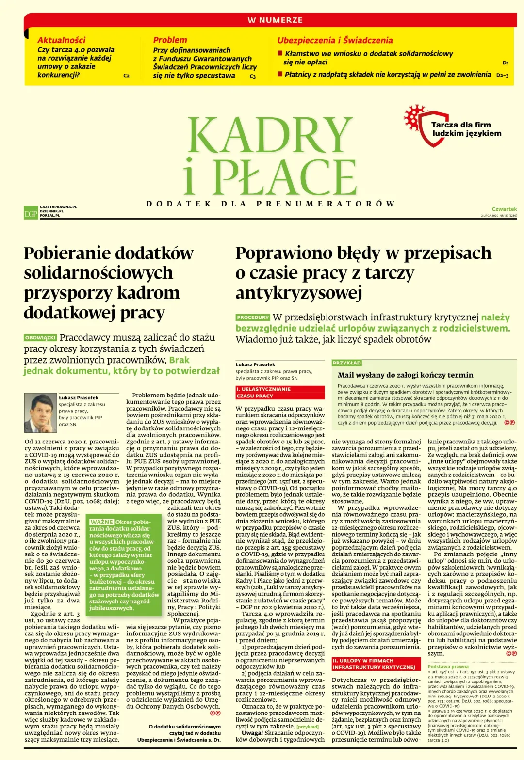 KADRY I PŁACE