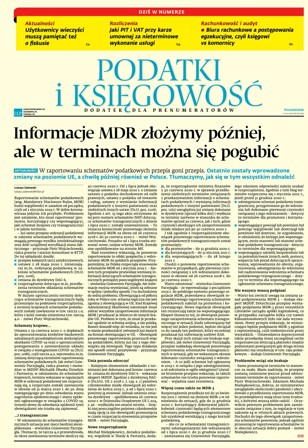 PODATKI I KSIĘGOWOŚĆ