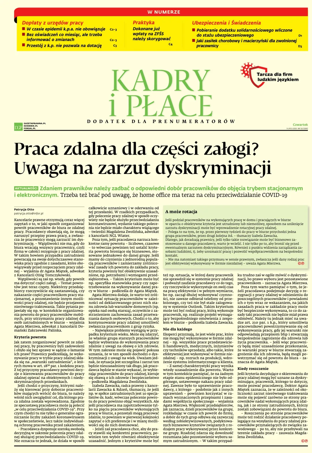 KADRY I PŁACE