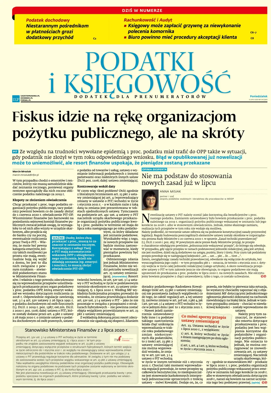 PODATKI I KSIĘGOWOŚĆ