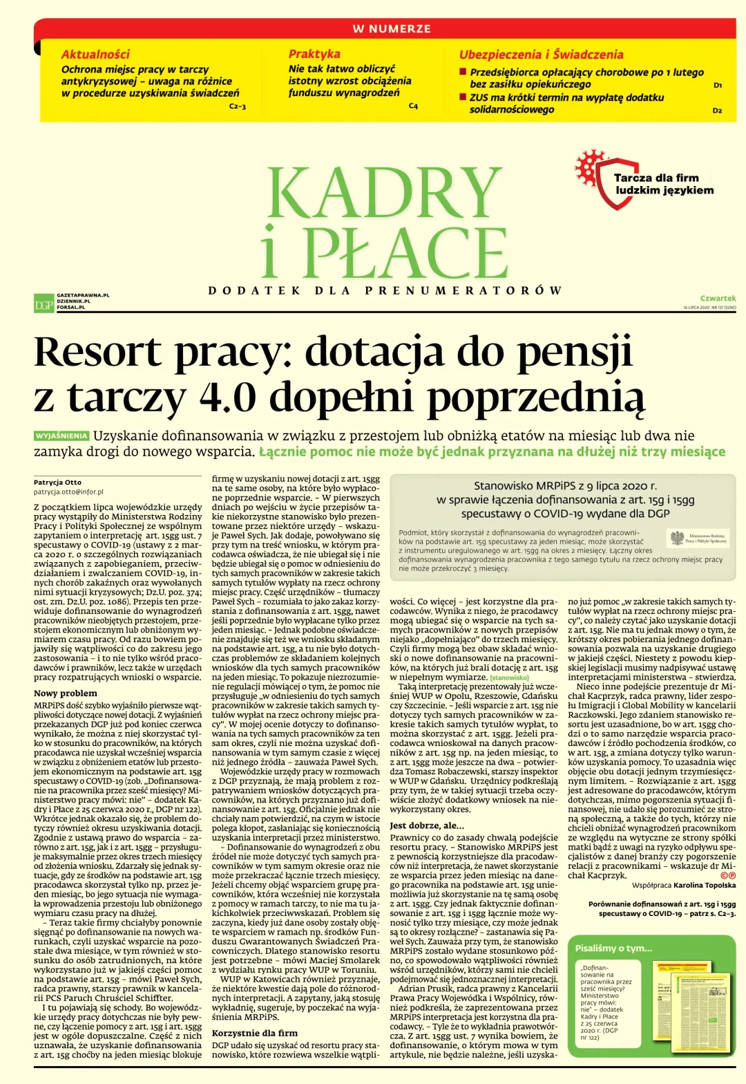 KADRY I PŁACE