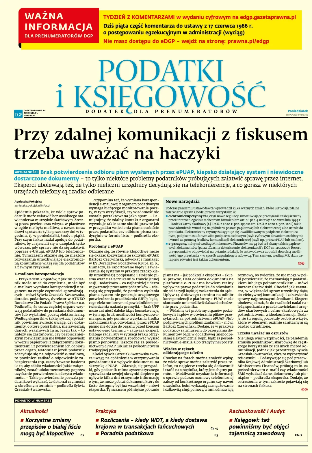 PODATKI I KSIĘGOWOŚĆ