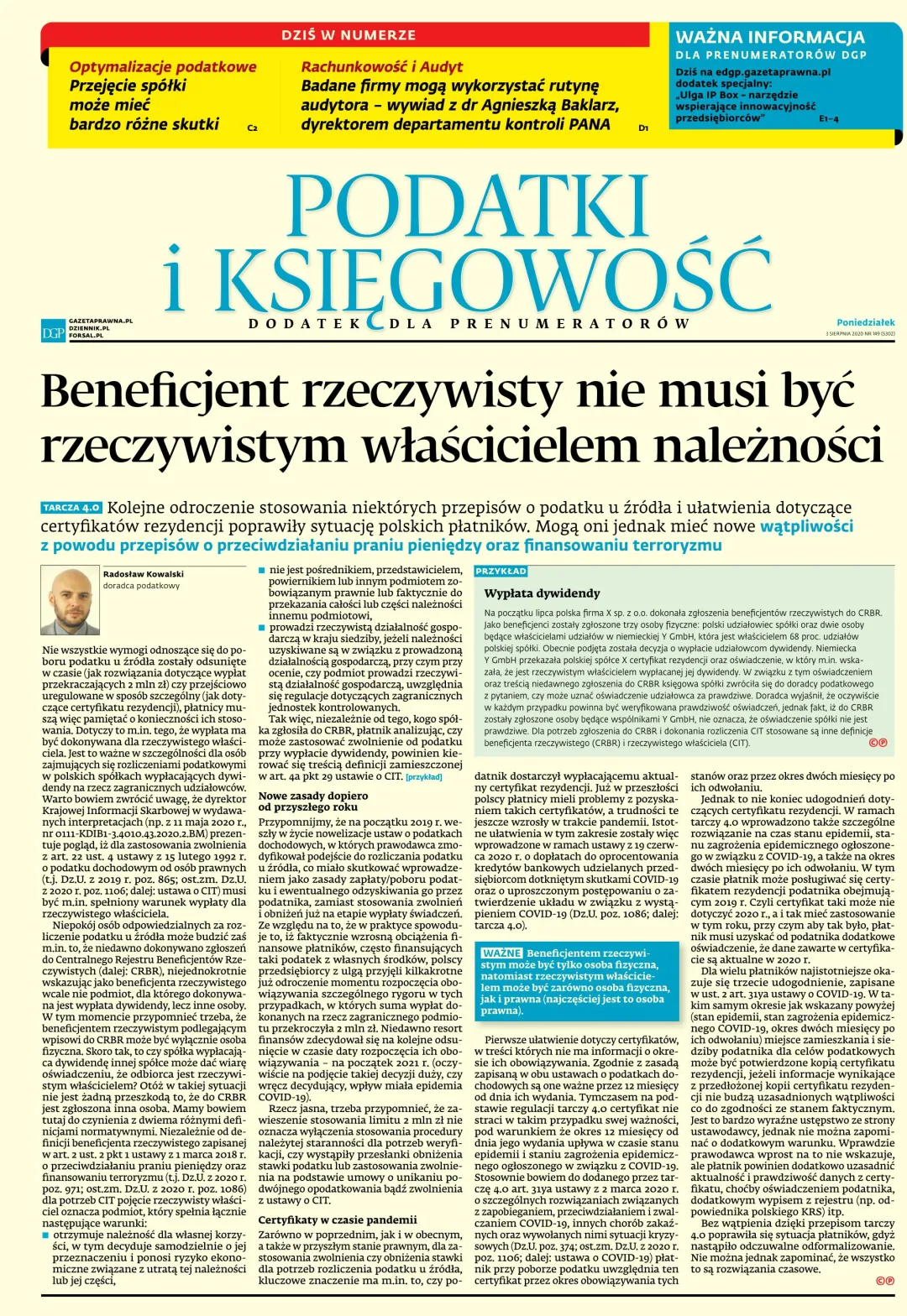 PODATKI I KSIĘGOWOŚĆ