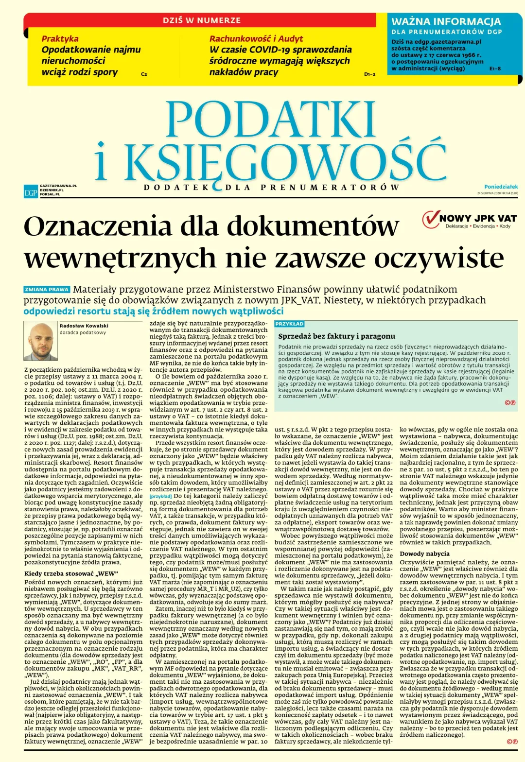 PODATKI I KSIĘGOWOŚĆ