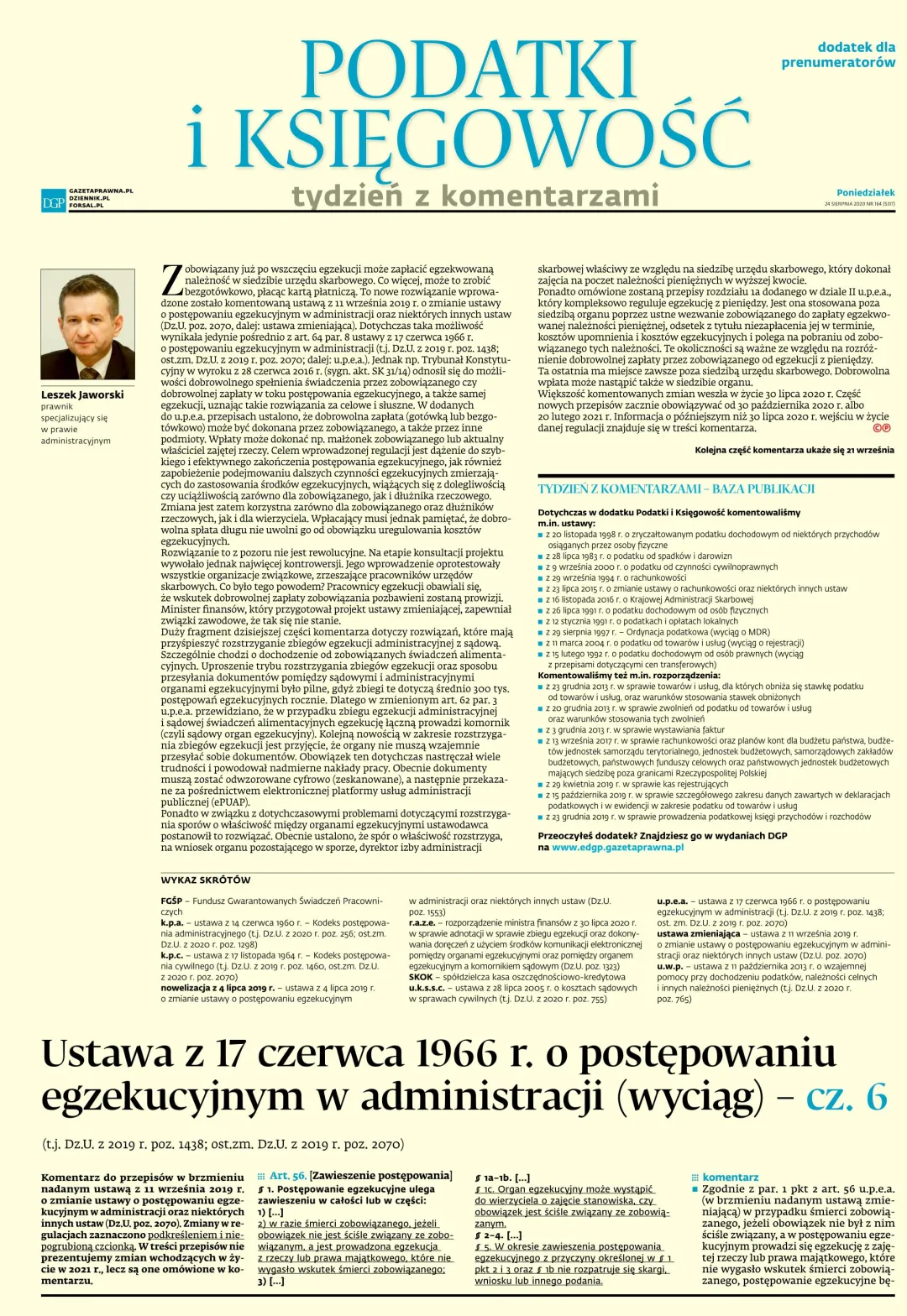 TYDZIEŃ Z KOMENTARZAMI