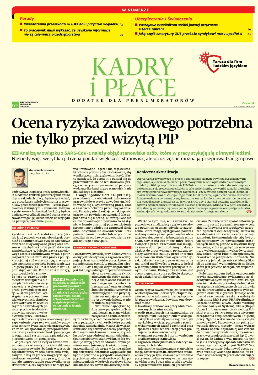 KADRY I PŁACE