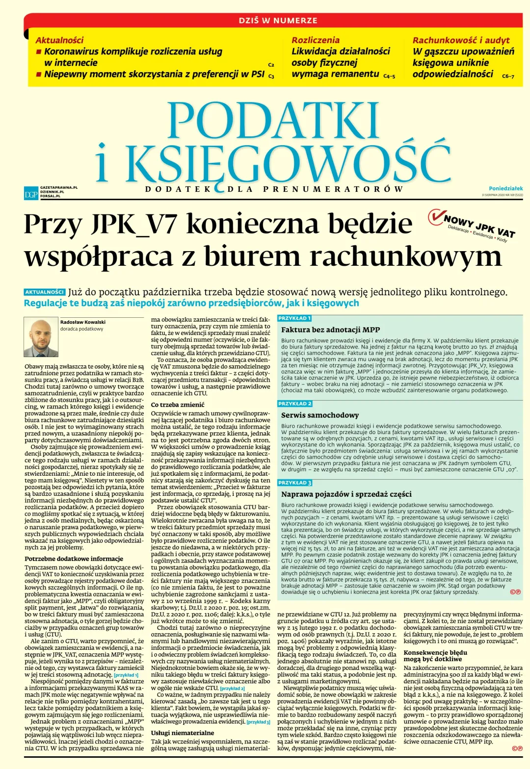 PODATKI I KSIĘGOWOŚĆ